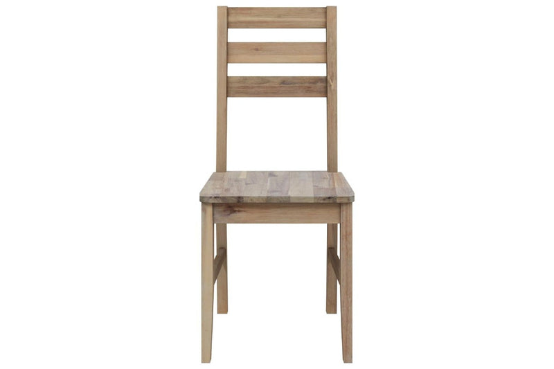 4 Pcs Solid Acacia Wood Dining Chairs