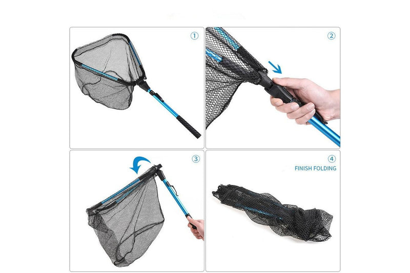 Ape Basics Portable Folding Aluminum Alloy Fishing Landing Net