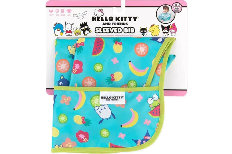 Bumkins: Waterproof Sleeved Bib - Hello Kitty Fruit Punch