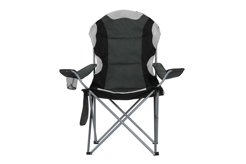 Weisshorn Camping Folding Chair Portable Outdoor Hiking Fishing Picnic Grey 2pcs