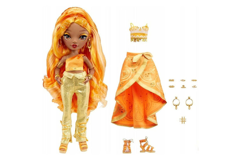 Rainbow High Series 4 Kids Childrens Fashion Styling Dressup Doll Meena Fleur 3+