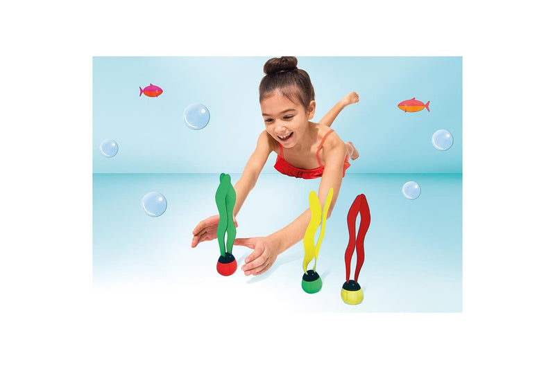 2x 3pc Intex Underwater Swimming Pool Toy Fun Balls Floating Streamer Kids 6y+