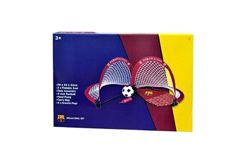 FC Barcelona Official Football Skills Practice Goal Set (Red) (One Size)