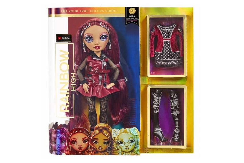 Rainbow High Series 4 Kids Childrens Fashion Styling Dressup Doll Mila Berrymore