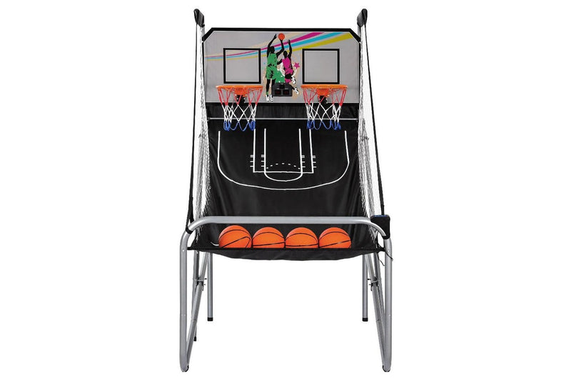 Arcade Basketball Game Hoop 8 Games Double Shot Electronic Score Sturdy frame