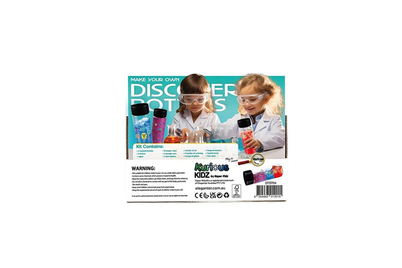 2x Kaper Kidz 5- In-1 Make Your Own Discovery Bottle Kids Childrens Toy 8Y+