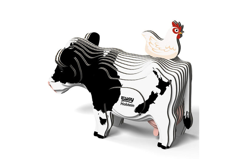 Eugy: Holstein-Friesian Cow - 3D Cardboard Model