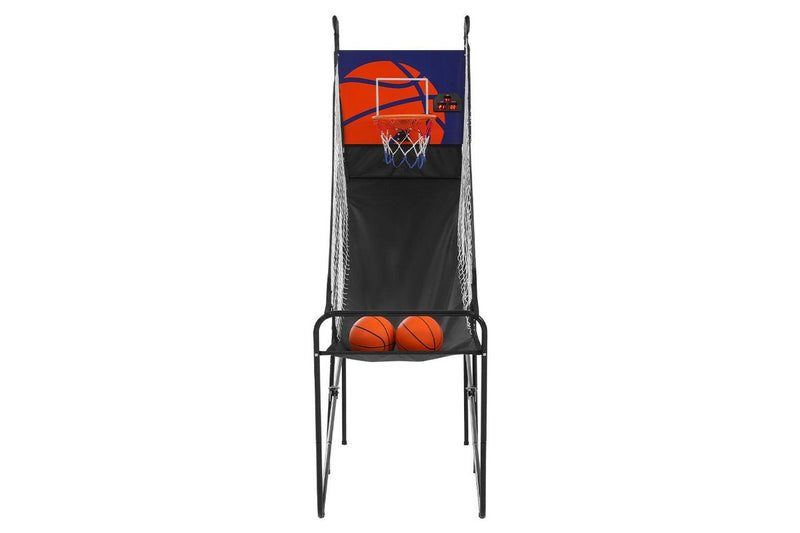 Arcade Basketball Game Hoop LED Electronic Scorer Single Shot Indoor Kid Adult