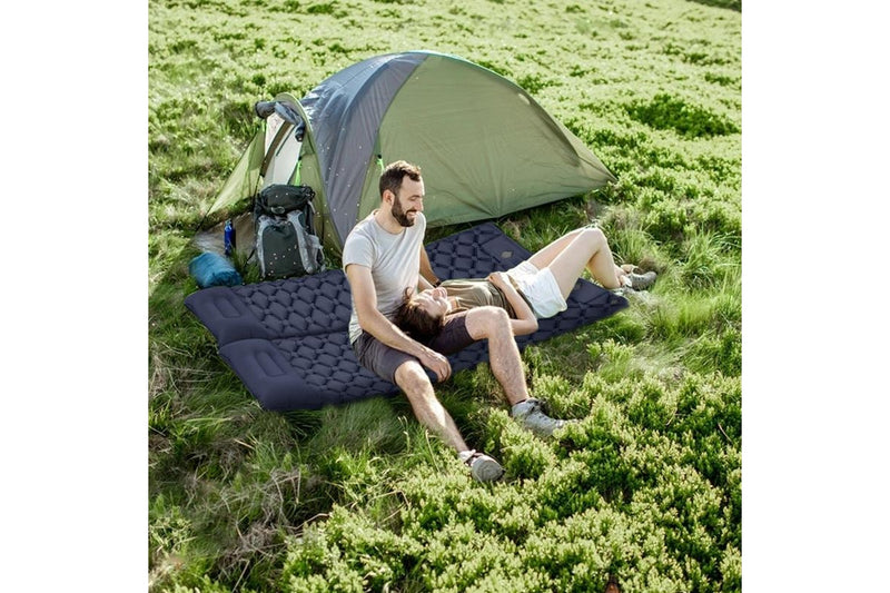 HYPERANGER Ultralight Inflatable Camping Bed - Navy