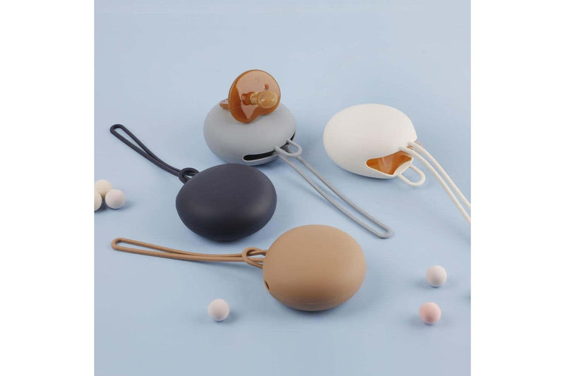 Haakaa: Silicone Dummy Holder Case - Cream