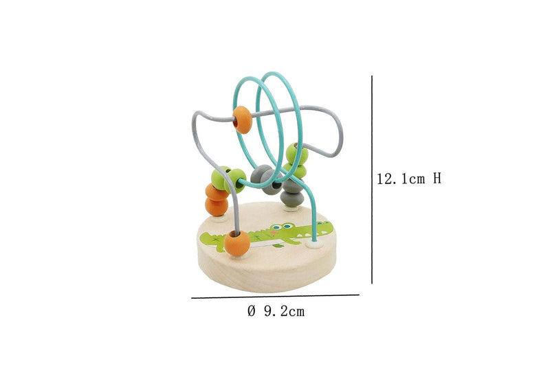 Kaper Kidz Crocodile Jungle Animal Small Roller Coaster Bead Maze Kids Toy 12m+