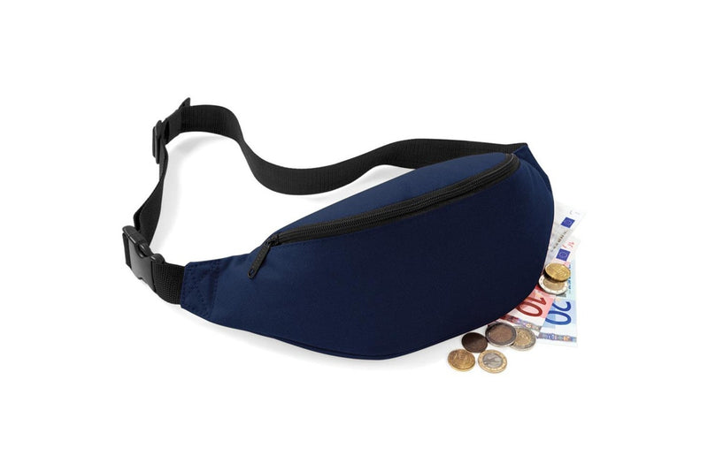 Bagbase Adjustable Belt Bag (2.5 Litres) (French Navy) (One Size)