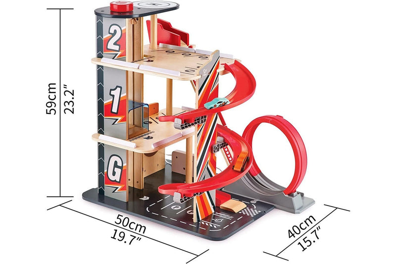 Hape: Gearhead - Stunt Garage Playset