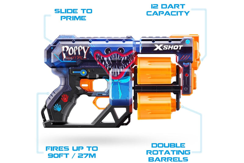 Zuru: X-Shot Skins Dread Blaster - Poppy Playtime (Jumpscare)