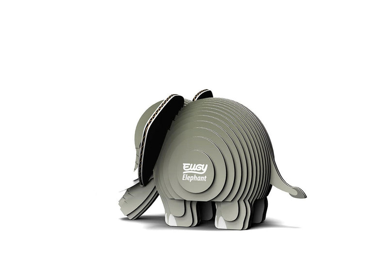 Eugy: Elephant - 3D Cardboard Model