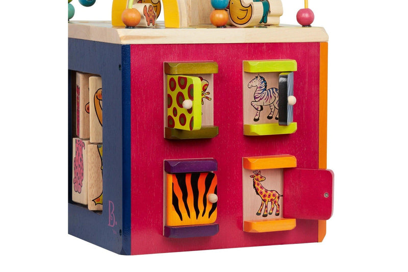 B. Zany Zoo Wooden Activity Cube