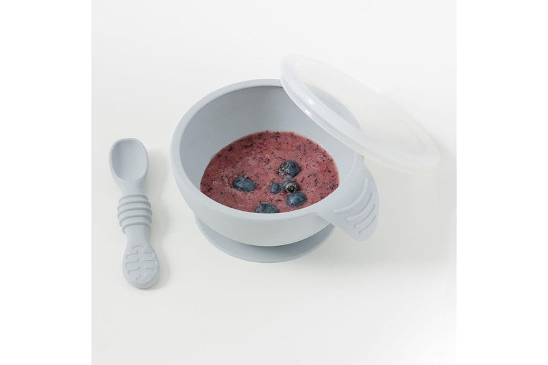 Bumkins: First Feeding Set - Grey