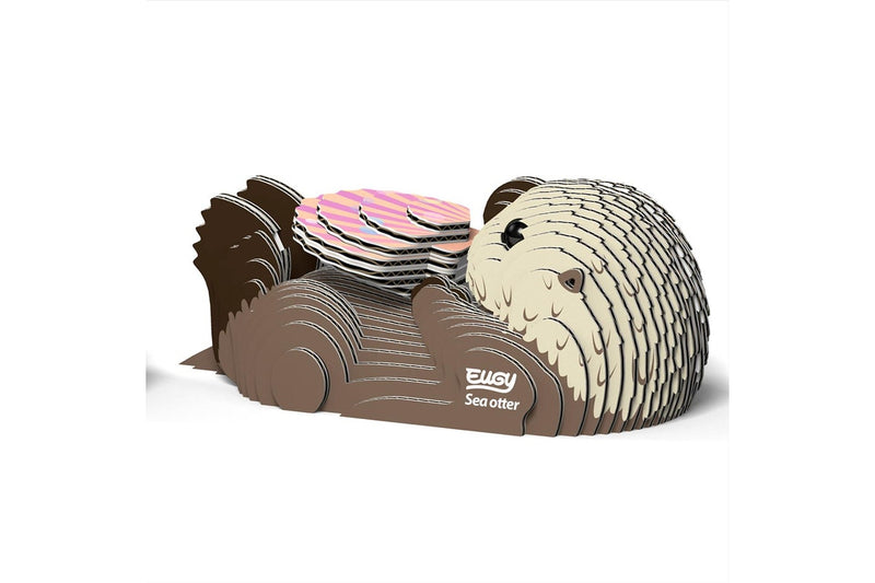 Eugy: Sea Otter - 3D Cardboard Model