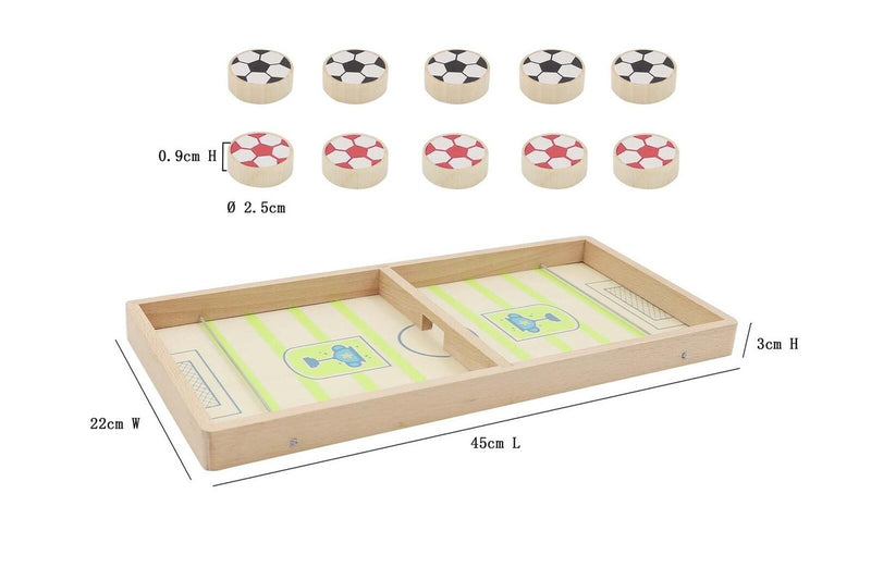 Kaper Kidz Wooden Sling Soccer 3+ Kids Children Fun Educational Table Game