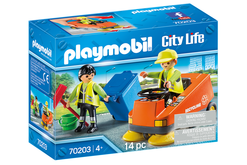 Playmobil: City Life - Street Sweeper (70203)