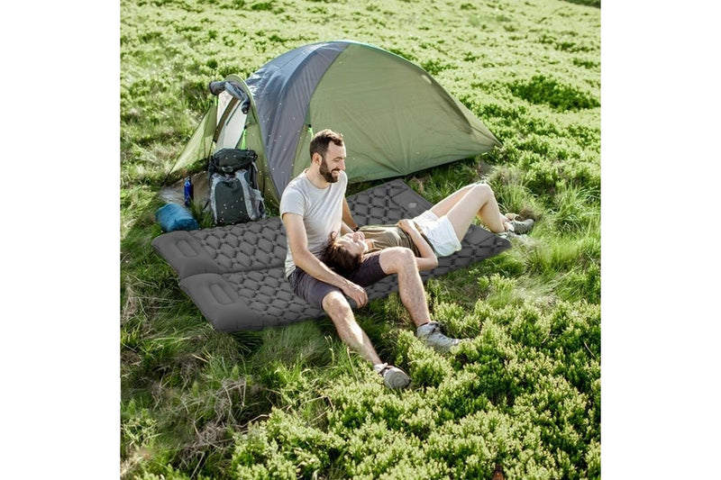 HYPERANGER Ultralight Inflatable Camping Bed - Gray