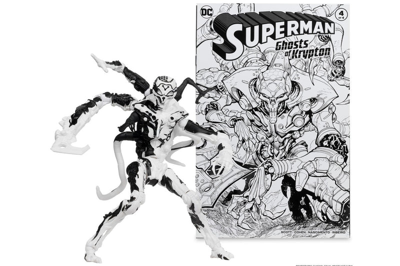 Dc Multiverse: Superman Series Sketch Edition (Gold Label) - 7" Action Figures (4 Pack)