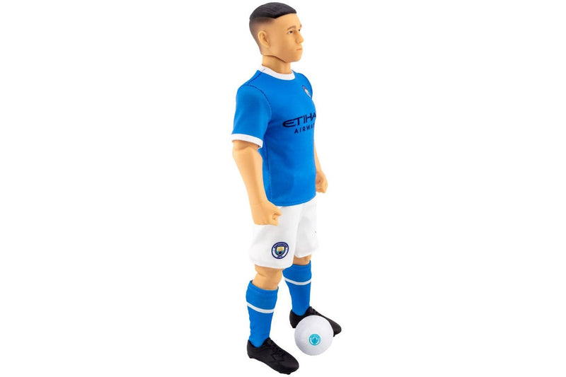 Manchester City FC Foden Action Figure (Blue/White) (One Size)