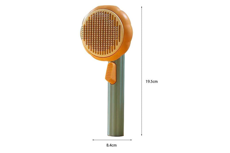 Pumpkin Pet Brush - Orange