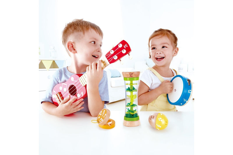 5pc Hape Mini Band Set Kids Children Wooden Musical Instruments Music Toy 3y+