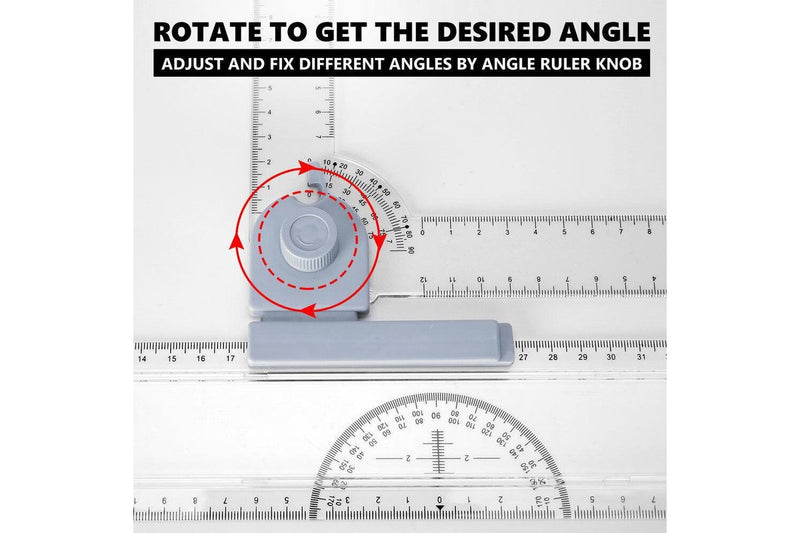 Ozstock PRO A3 Drawing Board Table with Parallel Motion and Adjustable Angle Drafting