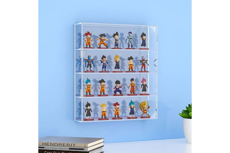 STORFEX 4 Layer Acrylic Collectible Cabinet Display Rack