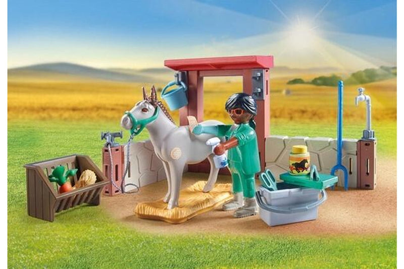 Playmobil: Veterinary Mission with Donkeys (71471)