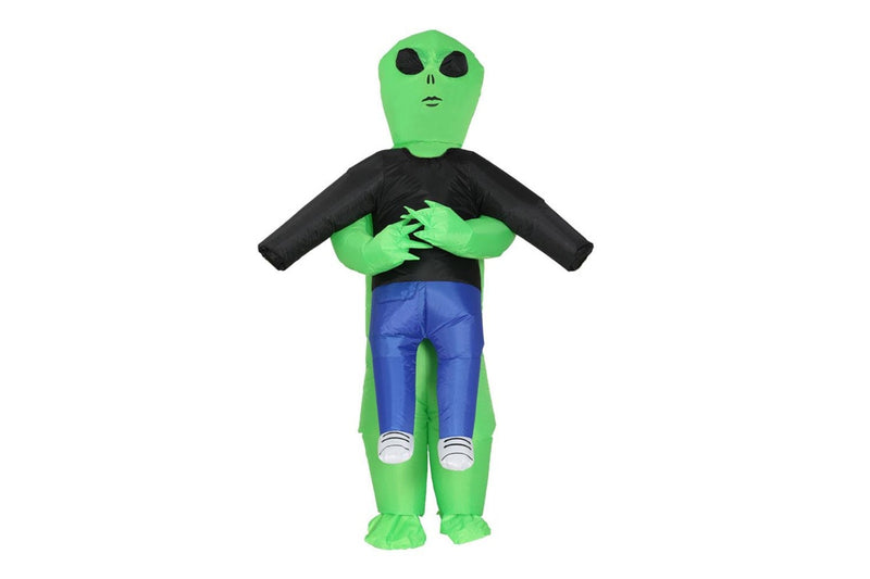 Inflatable Green Alien Costume Adult Suit Blow Up Party Fancy Dress Halloween Cosplay