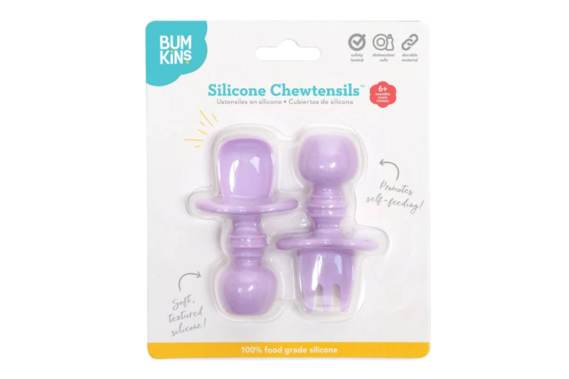 Bumkins: Silicone Chewtensils - Lavender