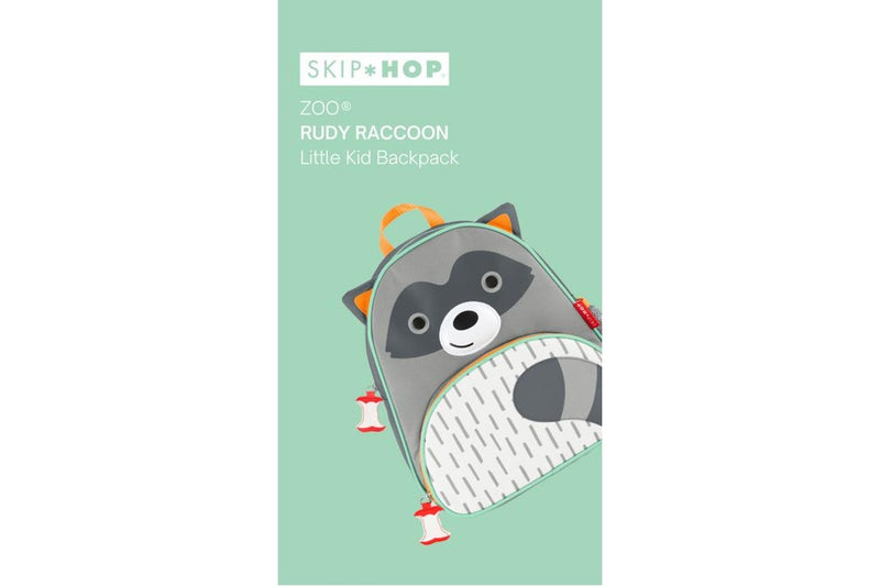 Skip Hop: Zoo Little Kid Backpack - Raccoon