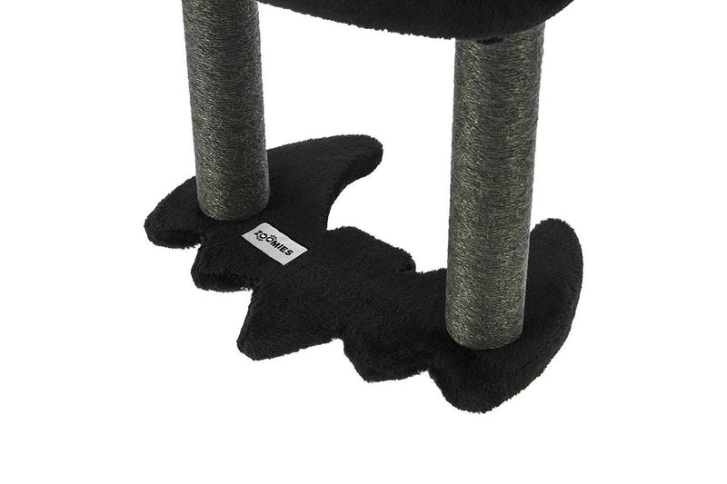 Zoomies Gothic Black - Medium Cat Scratching Post Tree - 78cm