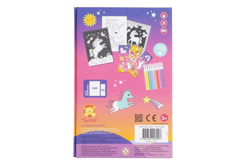 Tiger Tribe: Colouring Set - Unicorn Magic