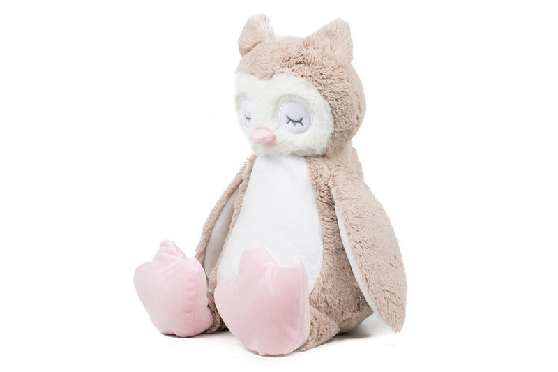 Mumbles Owl Plush Toy (Light Brown) (One Size)