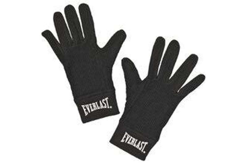 Everlast Black Cotton Gloves Liners Training Boxing Gym