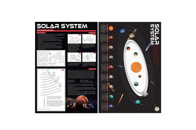 2x Kaper Kidz Solar System Miniature 3D Planetarium Kids Childrens Toy 6Y+