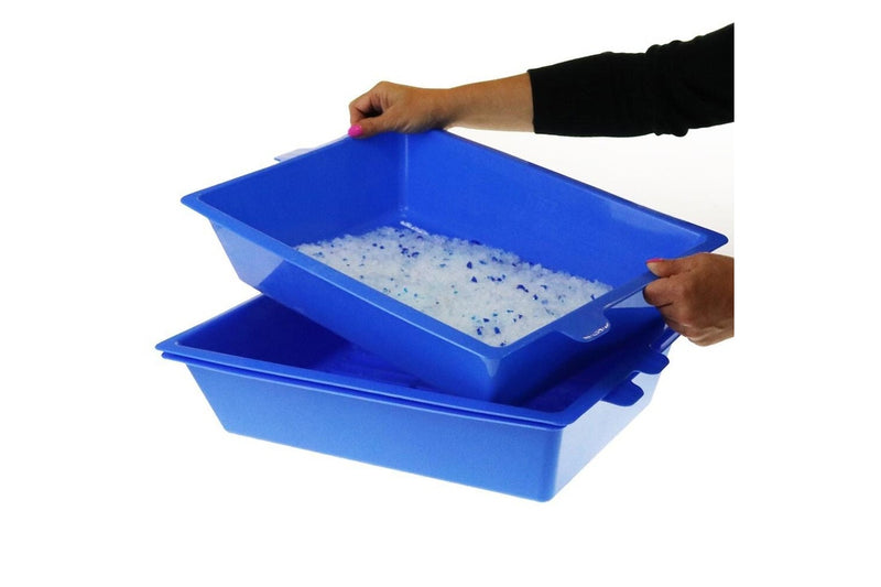 YES4PETS Lift and Sift Self Cleaning Kitty Litter Trays Cat Litter Tray Toilet Sifting Slotted Trays