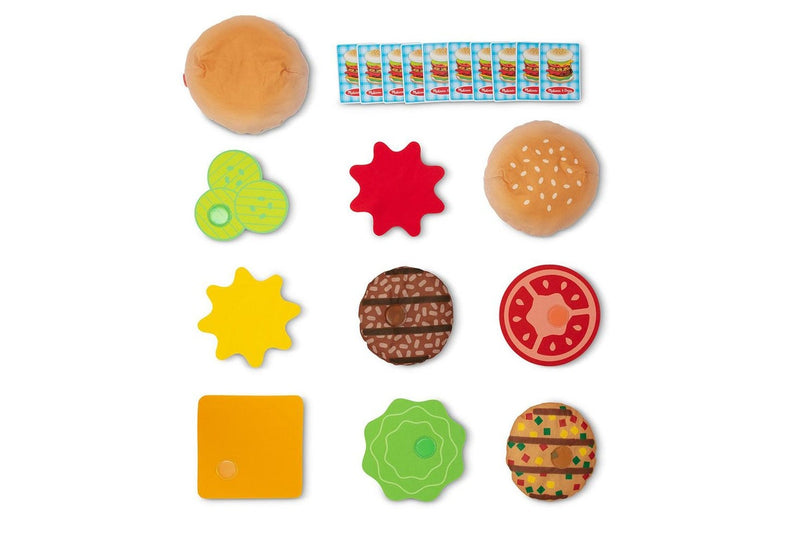 Melissa & Doug Burger Stacking Games Kids Childrens Interactive Play Toy 4+