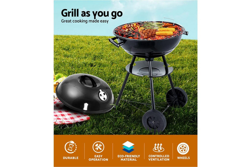 Grillz BBQ Grill Charcoal Smoker Barbecue