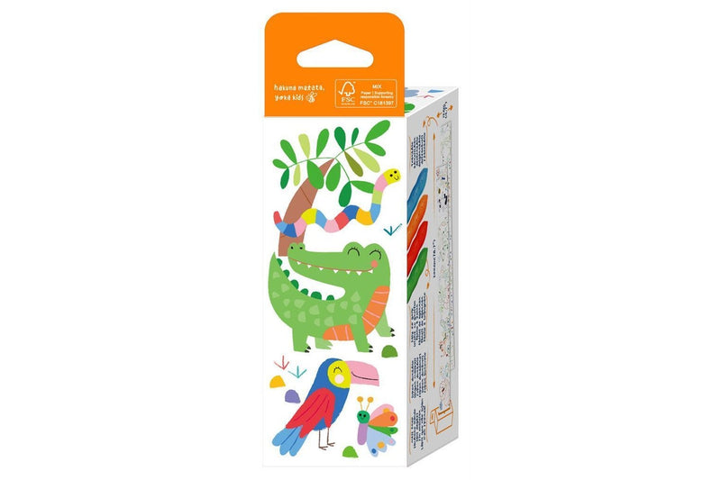 Haku Yoka: Mini Colouring Roll - Kit Safari