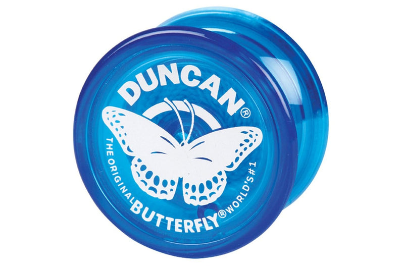 2x Duncan Yo Yo Beginner Kids Children Classic Round Toy 6y+ Butterfly Assorted