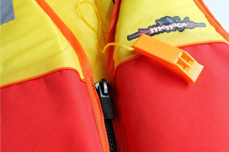 Menace Hercules Sports Life Jacket Kids | Size: Junior (Yellow/Red)