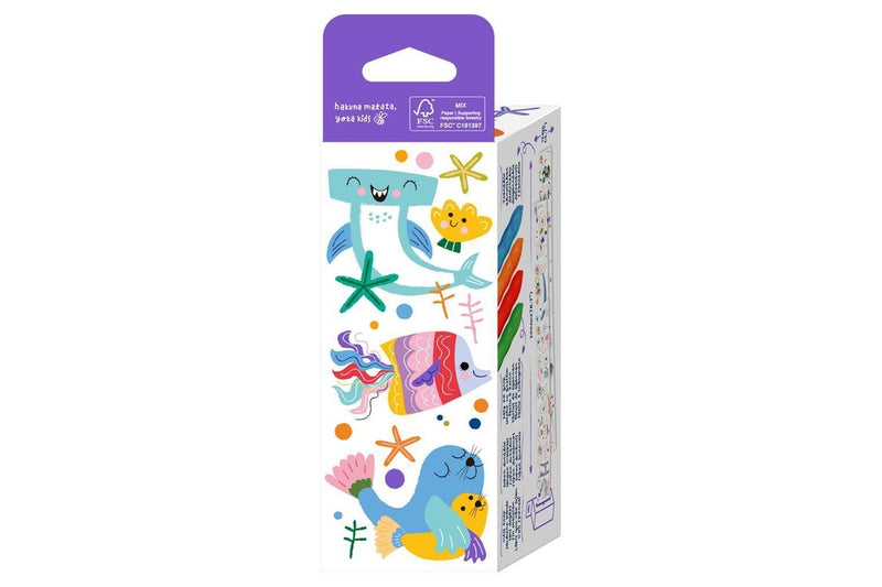 Haku Yoka: Mini Colouring Roll - Kit Sealife