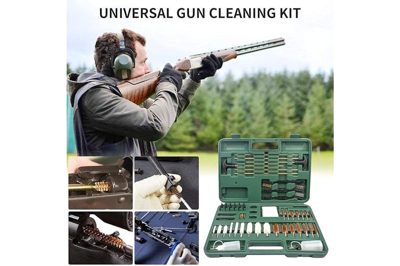 Universal Barrel All-purpose Gun Cleaning Kit for Rifle Pistol Shotgun Muzzleloader