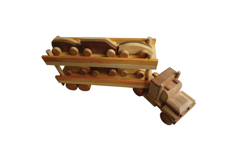 Car Transport Truck Wooden Toy Vehicles