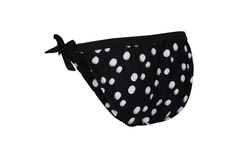 Regatta Womens/Ladies Flavia Polka Dot Bikini Bottoms (Black/White) (10 UK)